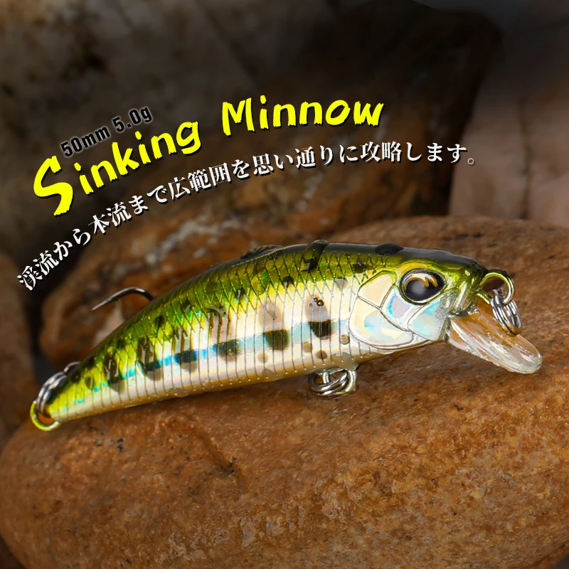 Fishing Lure Crankbait - TSURINOYA Sinking Minnow Mini Hard Lure