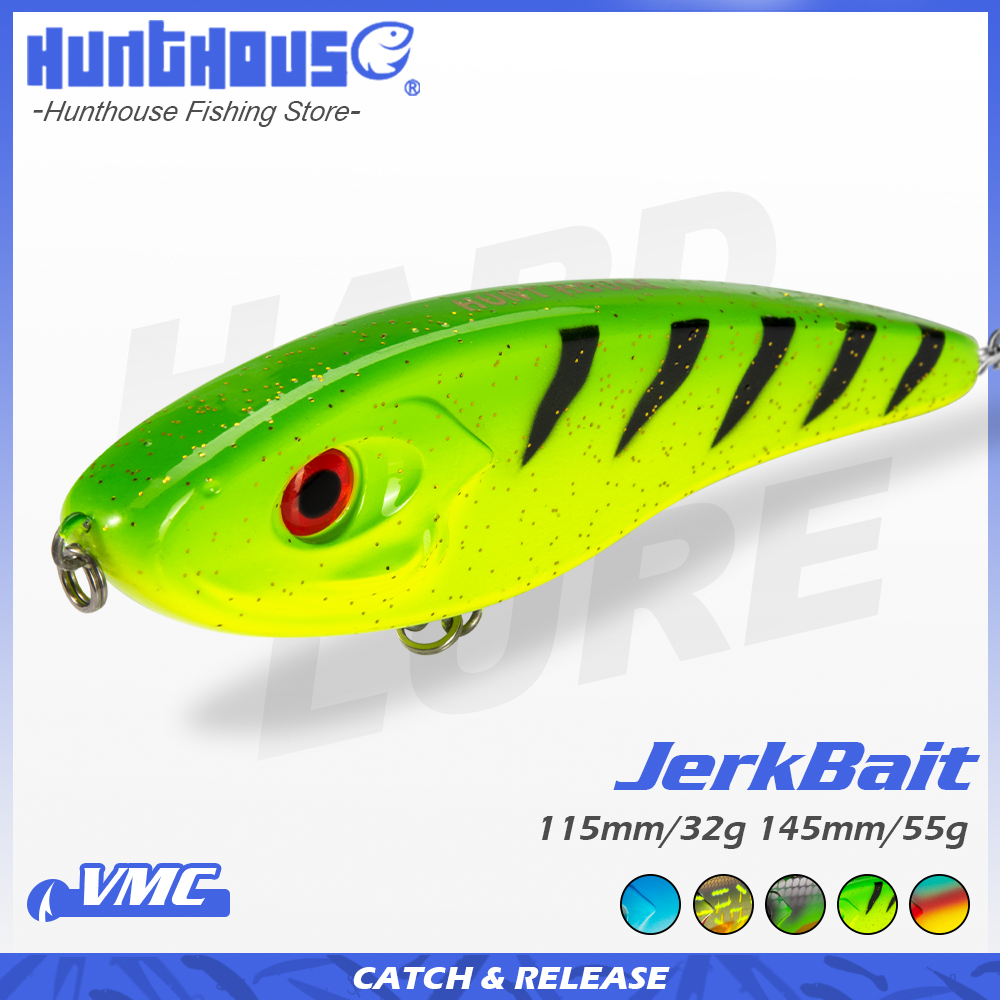 Fishing Lure Swimbait - Hunthouse Jerkbait Xạ Buster Pike Mồi