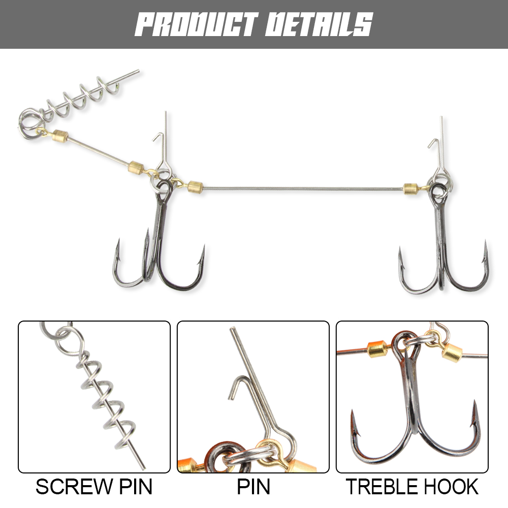Spinpoler Pike Stinger Rig Hoo - đánh giá và giá Fishing Lure Swimbait