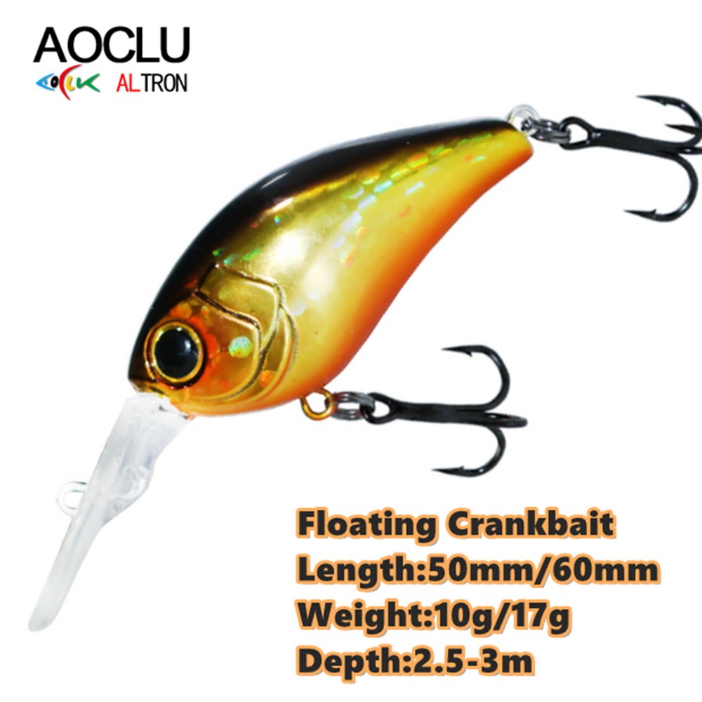 AOCLU Floating Minnow 50mm 10g - đánh giá và giá Fishing Lure Topwater