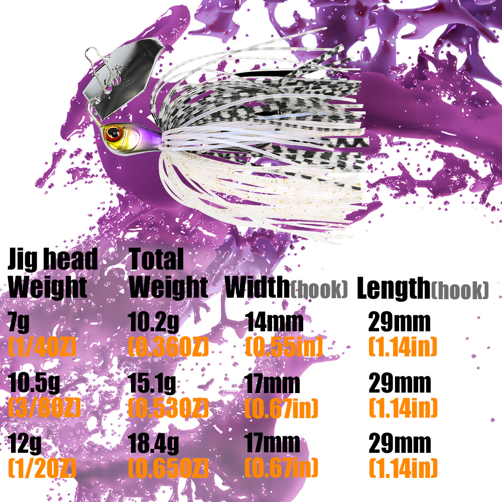 B&U Fishing Lure Chatter Bait  - đánh giá và giá Fishing Lure Blade Bait