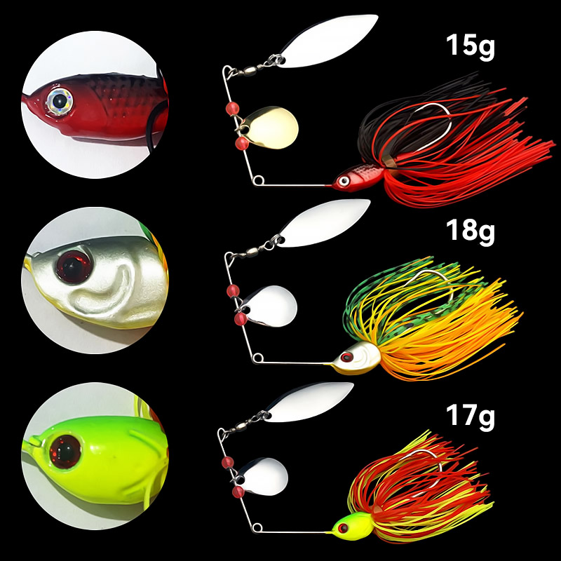 Bazooka 15g 18g Spinnerbait Fi - đánh giá và giá Fishing Lure Topwater