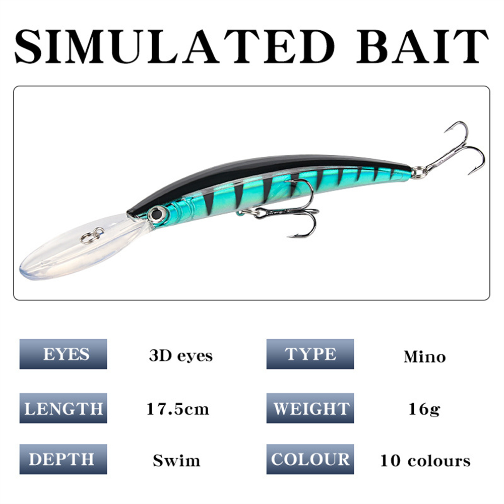 Long Tongue Minnow Fishing Lur - đánh giá và giá Fishing Lure Crankbait