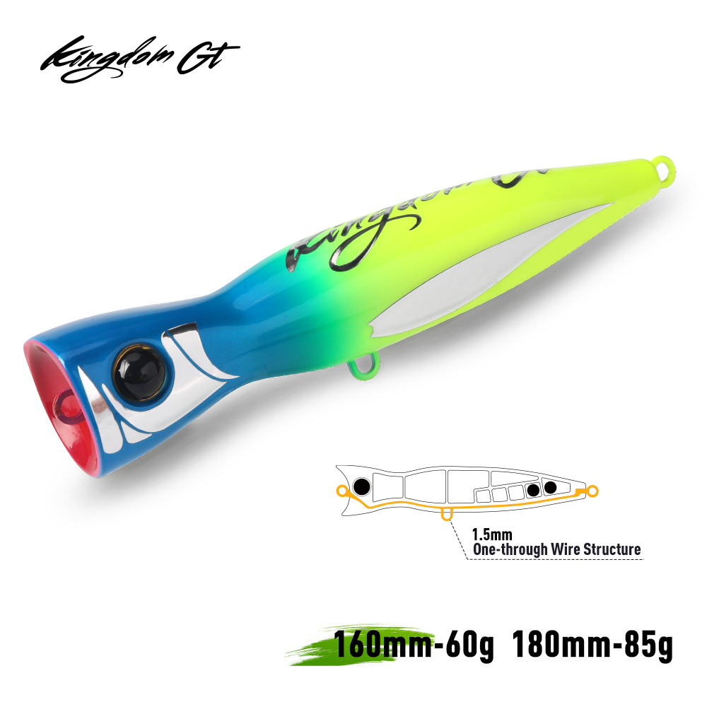 Kingdom GT Topwater Popper Fis - đánh giá và giá Fishing Lure Buzzbait