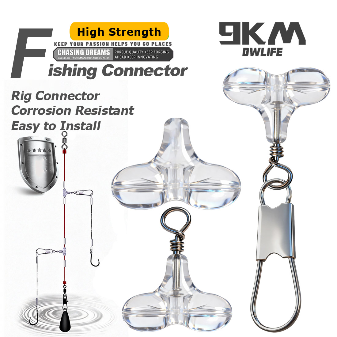 9KM T Shape Fishing Cross Bead - đánh giá và giá Fishing Lure Accessories