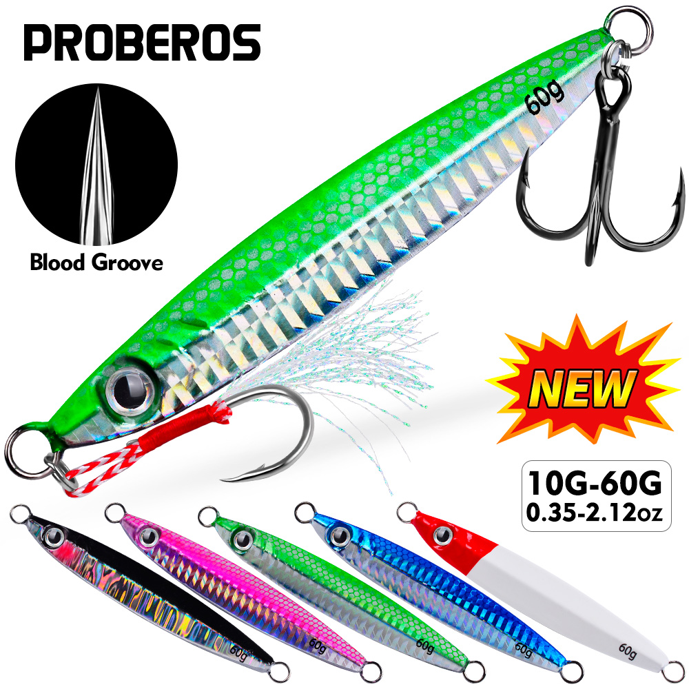 Proberos 1pc Metal Cast Jig Sp - đánh giá và giá Fishing Lure Spoon