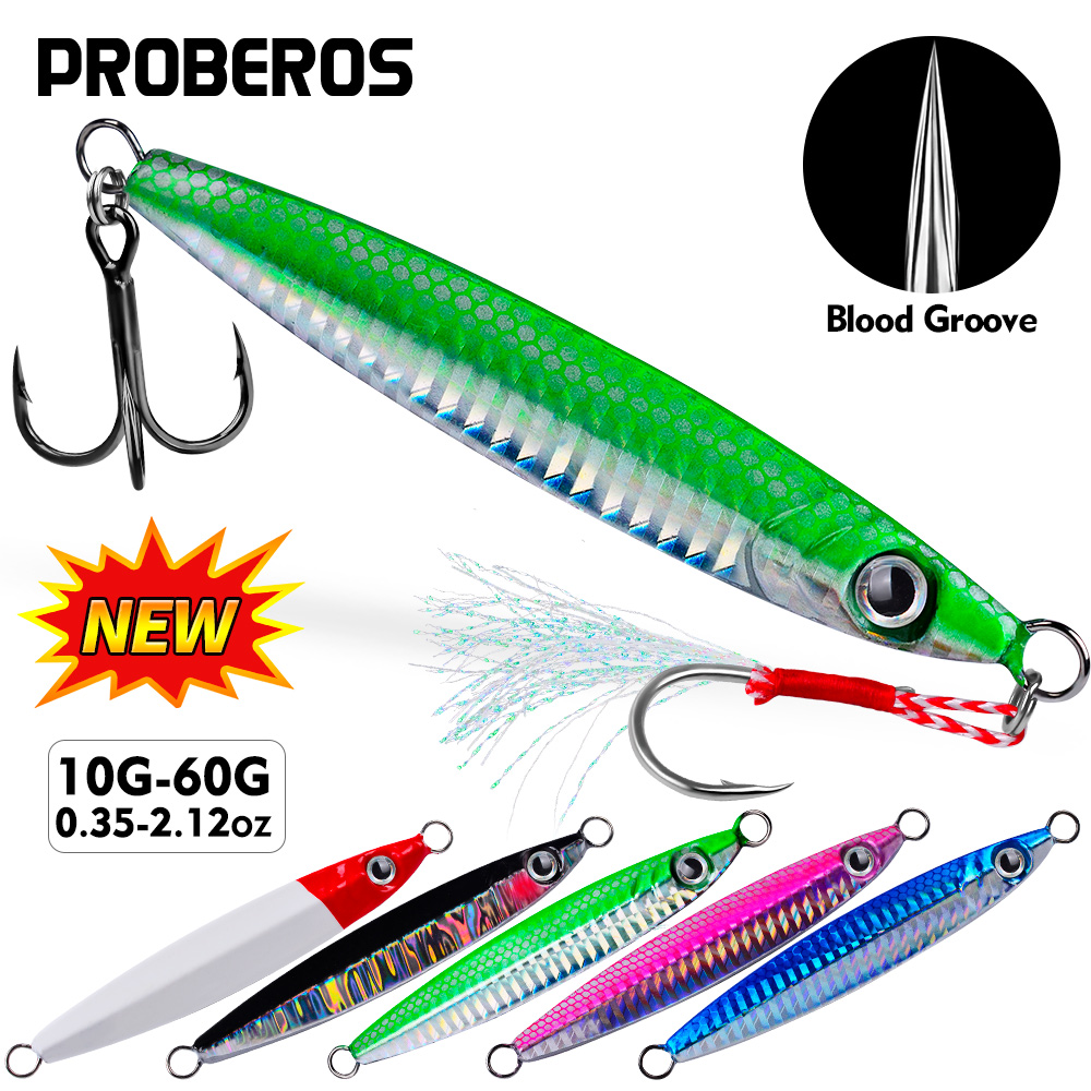 Proberos 1pc Metal Cast Jig Sp - đánh giá và giá Fishing Lure Spoon