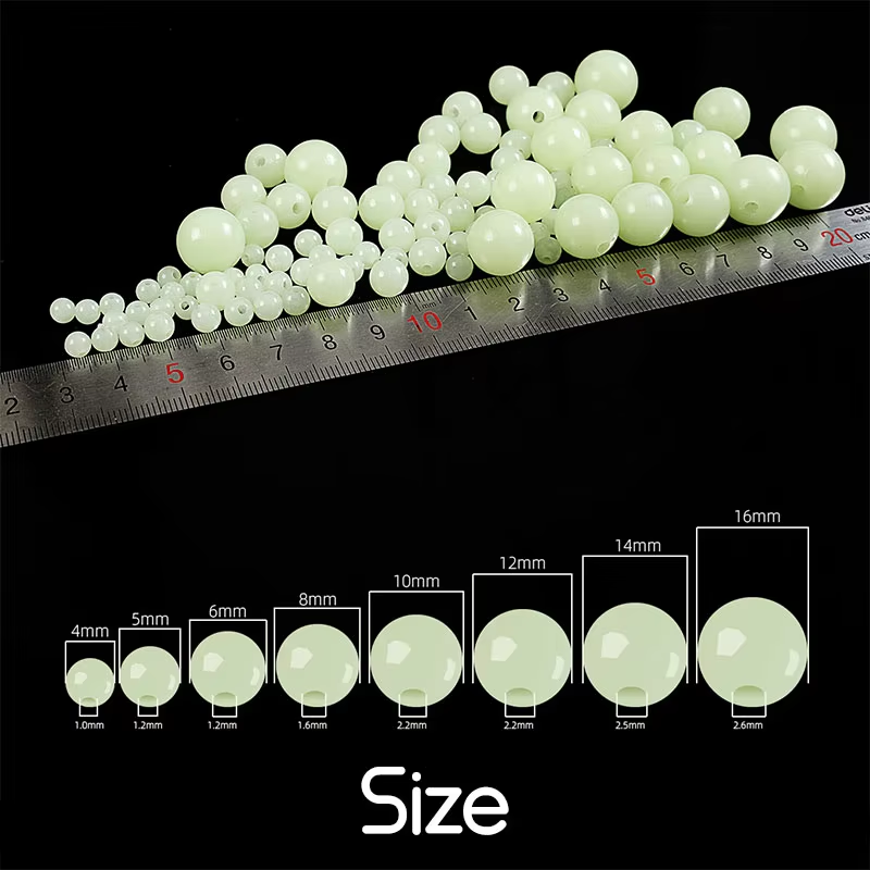 100pcs/bag Luminous Beads 4mm  - đánh giá và giá Fishing Lure Topwater
