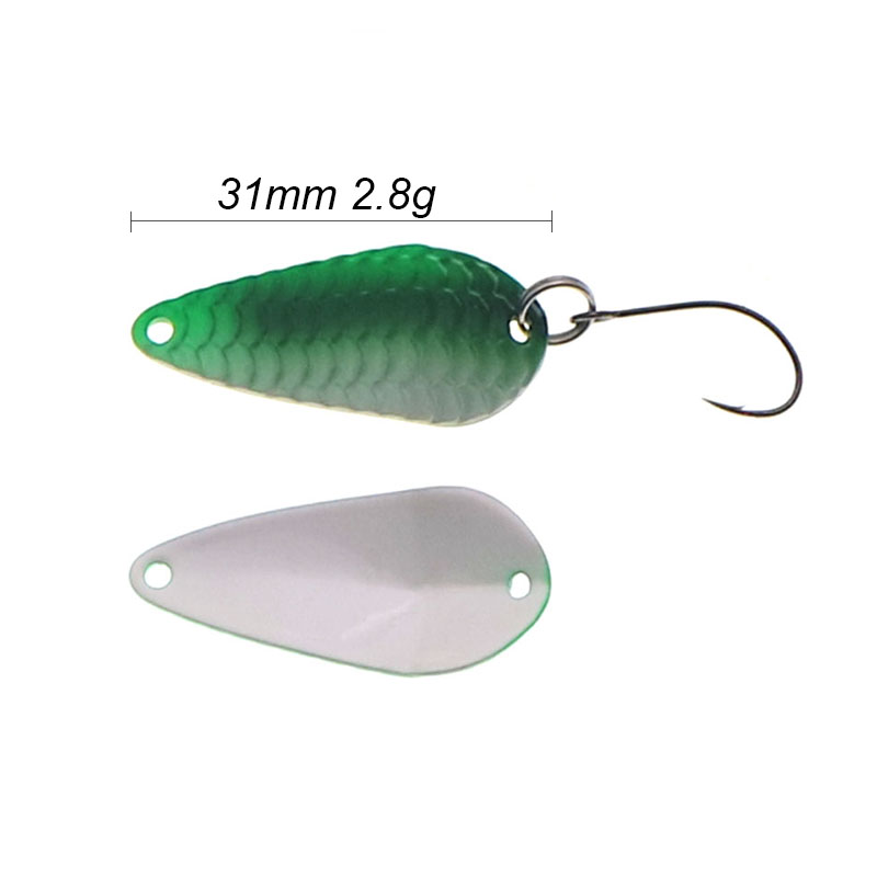 Câu Cá Cá Hồi Thìa Móc Đơn Qua - đánh giá và giá Fishing Lure Spoon