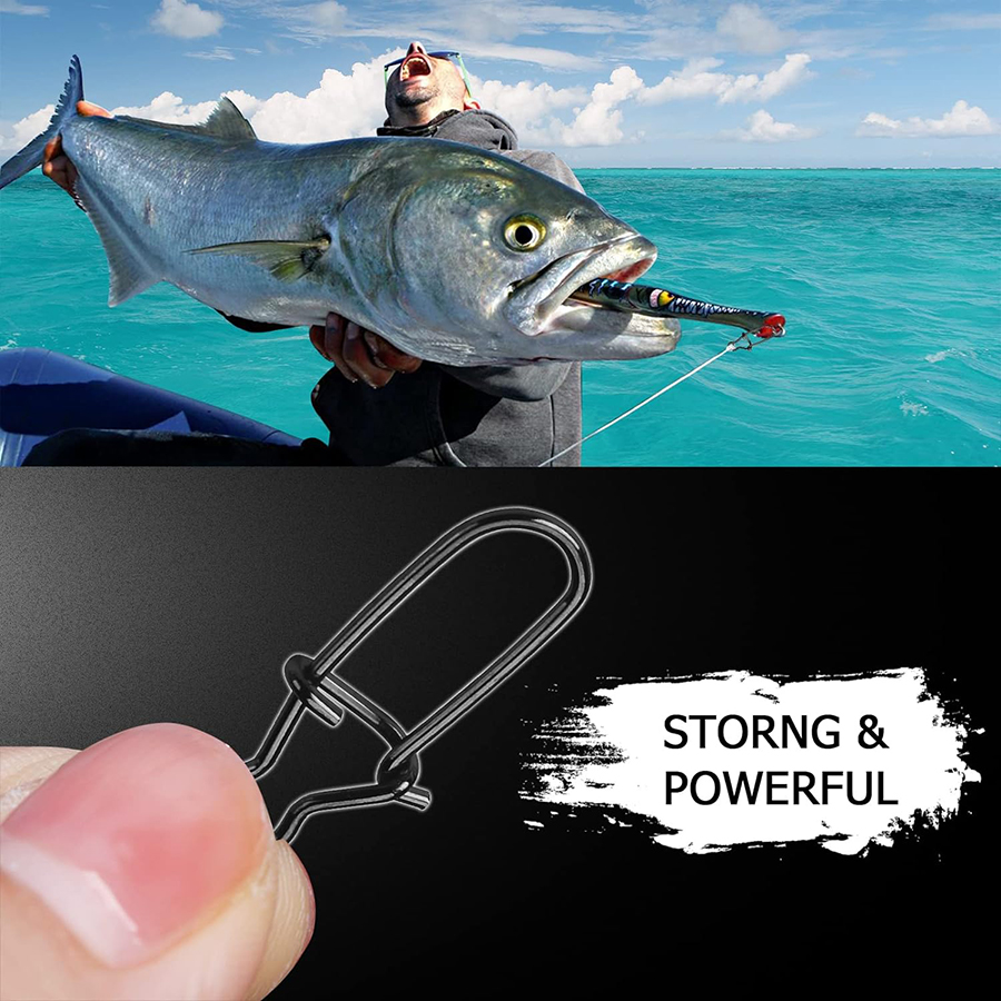 50Pcs Crankbait Snaps Stainles - đánh giá và giá Fishing Lure Spinnerbait