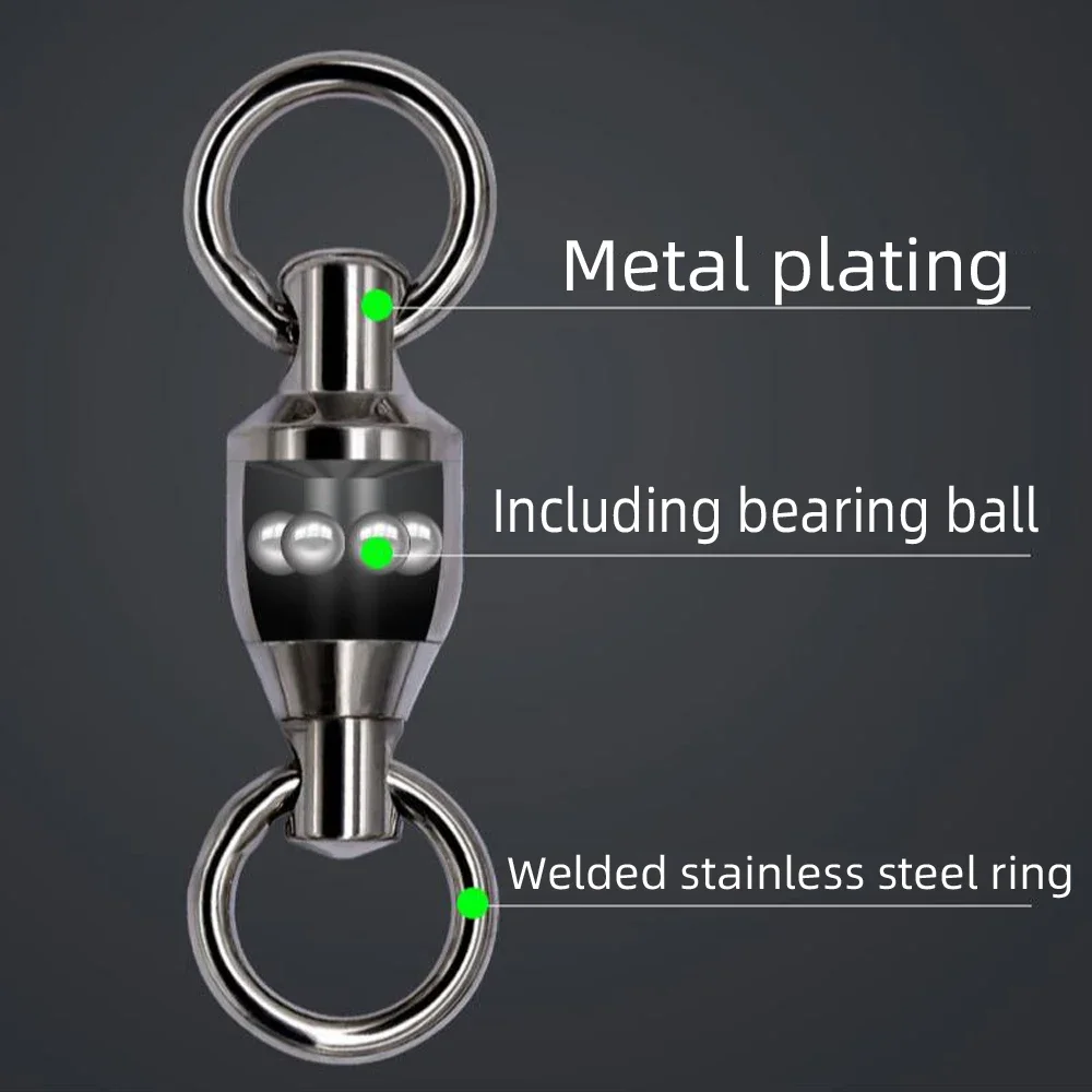 DNDYUJU 50pcs Fishing Swivels  - đánh giá và giá Fishing Lure Accessories