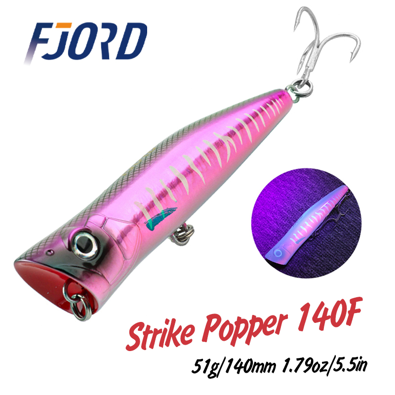 FJORD 140mm 51g Popper Fishing - đánh giá và giá Fishing Lure Buzzbait
