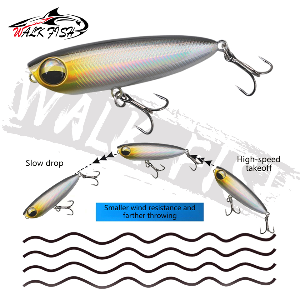 WALK FISH 1Pcs 6cm 5.6g Topwat - đánh giá và giá Fishing Lure Popper