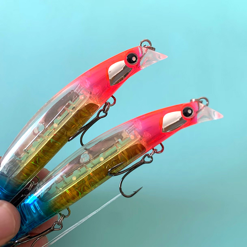 Testar Sinking Minnow Bait 140 - đánh giá và giá Fishing Lure Buzzbait