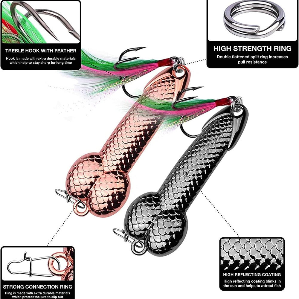 Metal Penis VIB Fishing Lure 3 - đánh giá và giá Fishing Lure Blade Bait