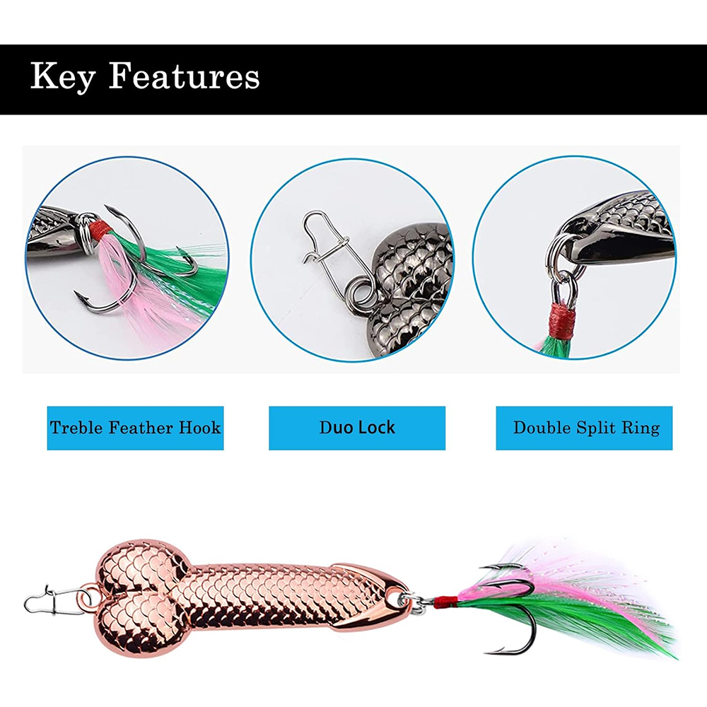 Metal Penis VIB Fishing Lure 3 - đánh giá và giá Fishing Lure Blade Bait